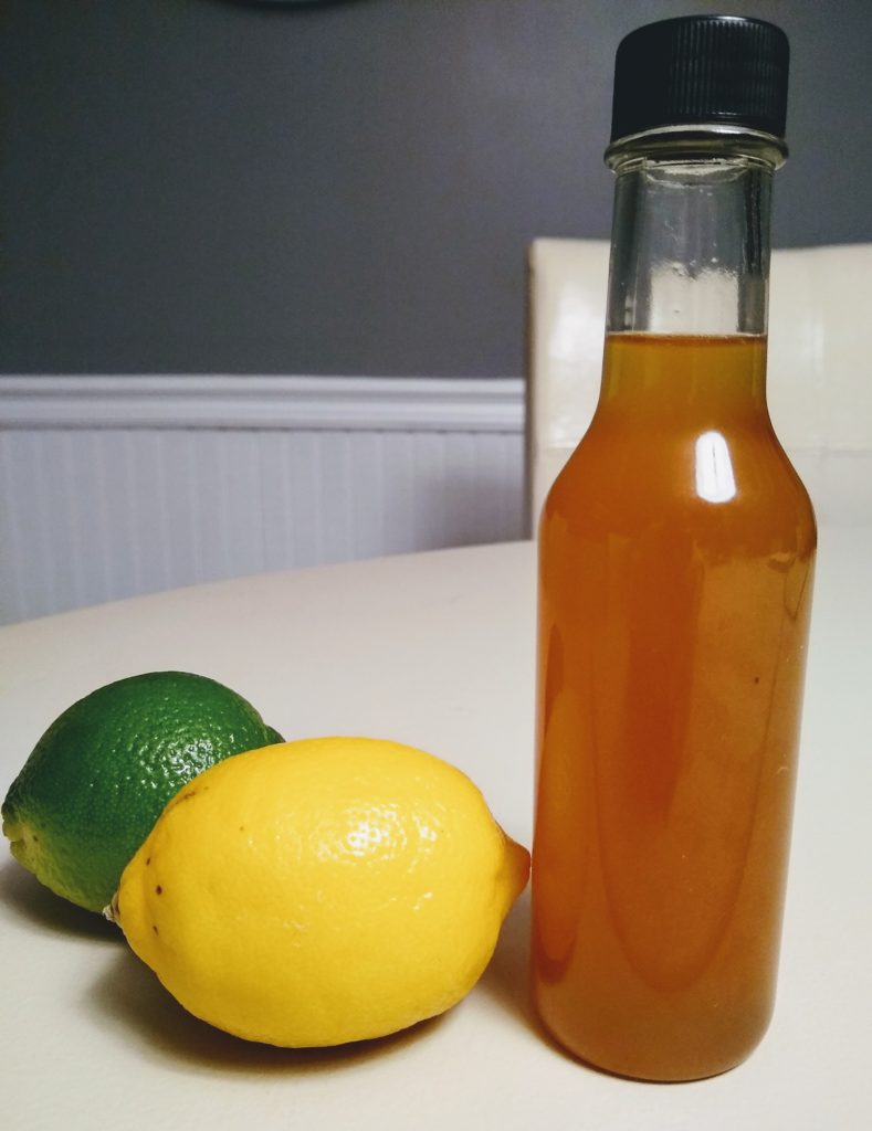 Lemon Simple Syrup Insane in the Brine