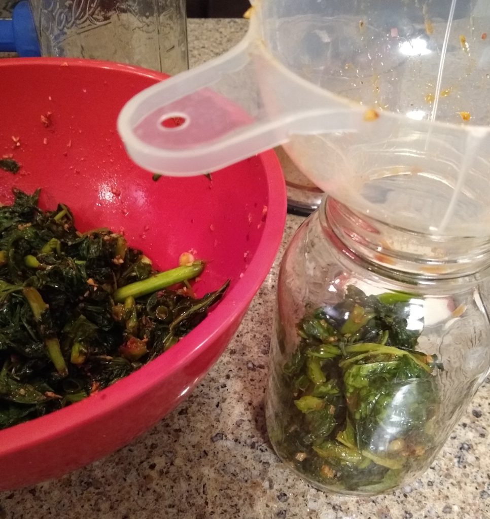 Fermented Mustard Greens - Amy Le's Kitchen