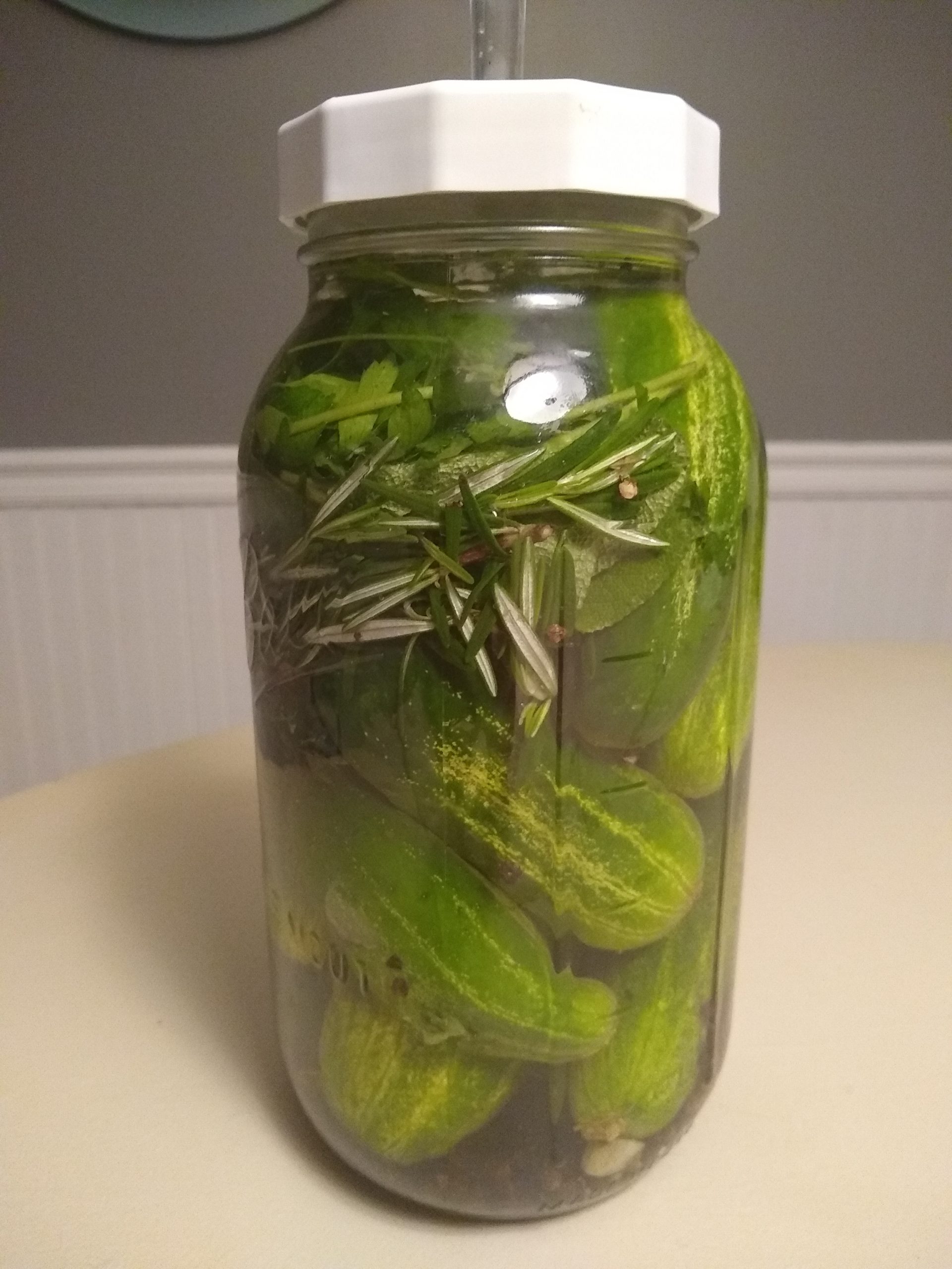 Pickles and Cheese: Half Gallon Size Canning Jars