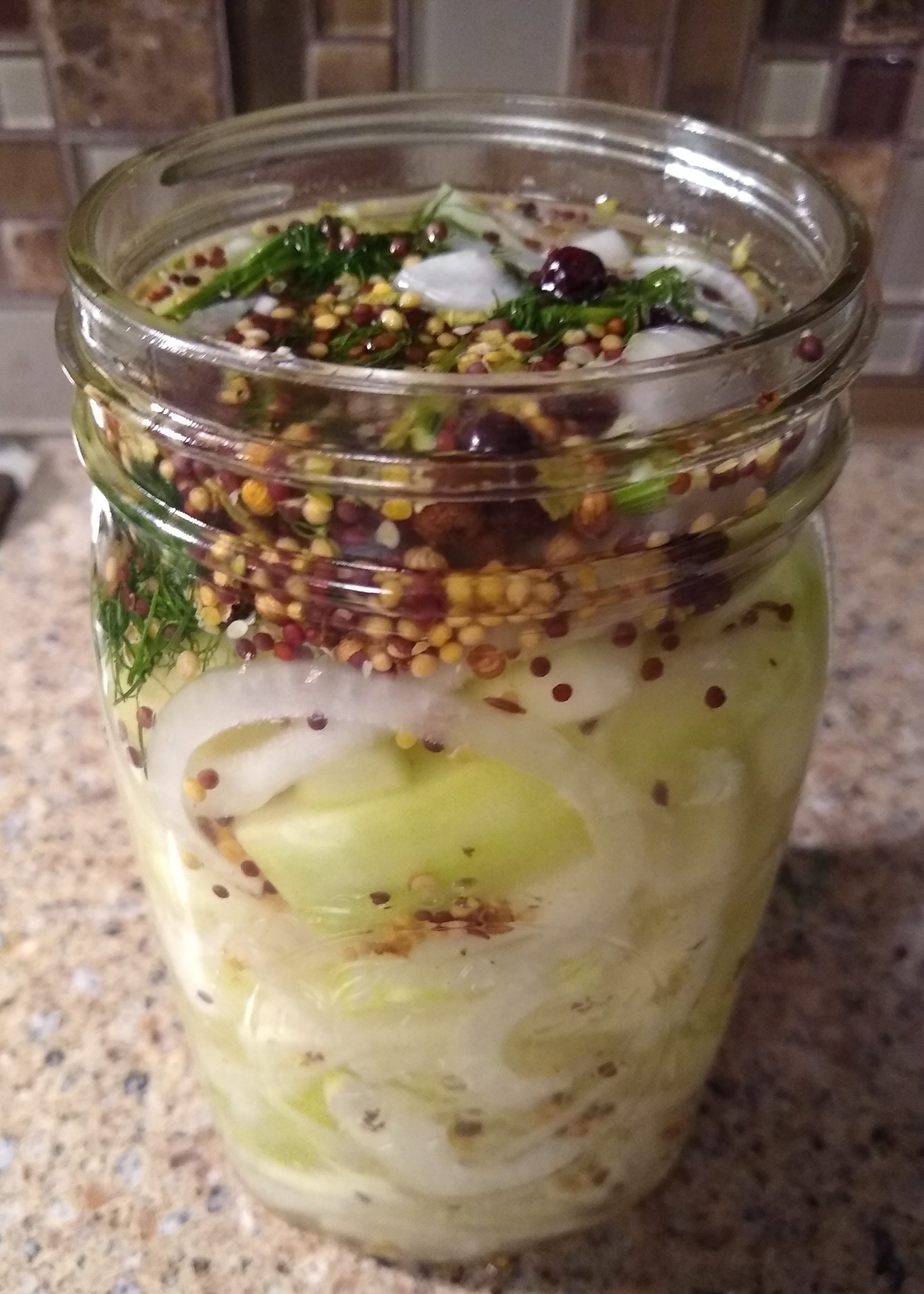 Pickled Sweet & Sour Mustard Cucumbers ⋆ My German Recipes