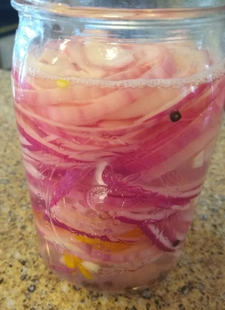 Fiery Pickled Red Onions